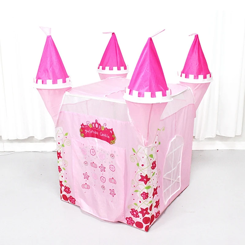 Child Tents Princess Castle Play Tent Girl Princess Play House Indoor Outdoor Kids House Ball Pit Pool Playhouse