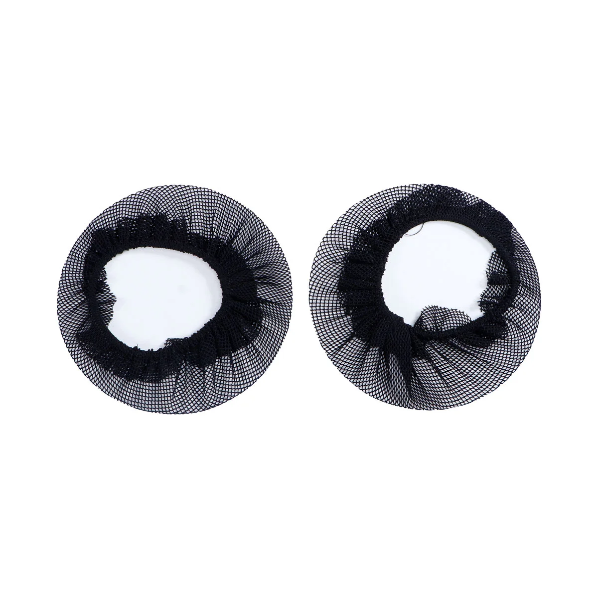 5 Pcs Steamed Stuffed Bun Miss Hair Ribbon Ballet Shoes for Girls Mesh Hairpin Dancing Net