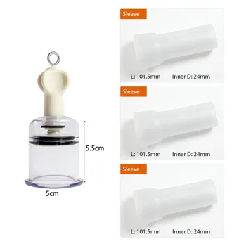 Cup Accessories for Penis Extender Pump Enlarger Stretcher Vacuum Cups Replacement for Enhancer Hanger Trainer Sex Toys for Men 4