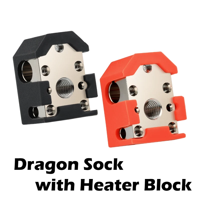 Mellow Phaetus Dragão Silicone Meias para Impressora 3d Hotend Proteção de Temperatura para Voron 0.4 1.5 2.2 2.4 Dragon Heater Block - Imagem 5