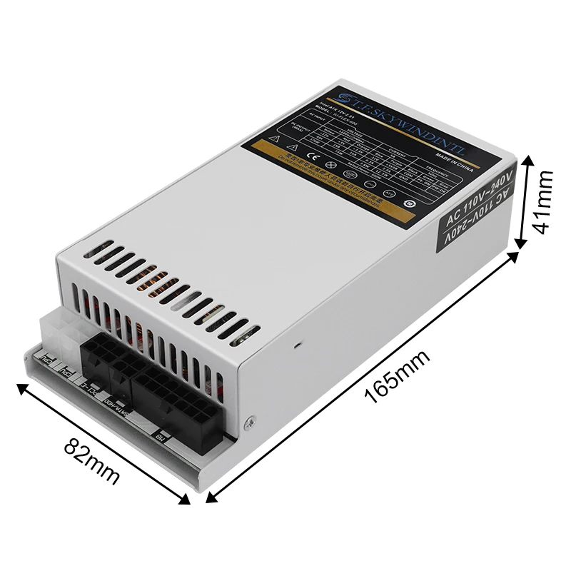 600W 전원 공급 가득 차있는 단위 1U FLEX ATX 이중 CPU 24PIN 연결관 PC 전원 공급 ITX 소형 샤시스 게임 데스크톱을 위해 적합합니다