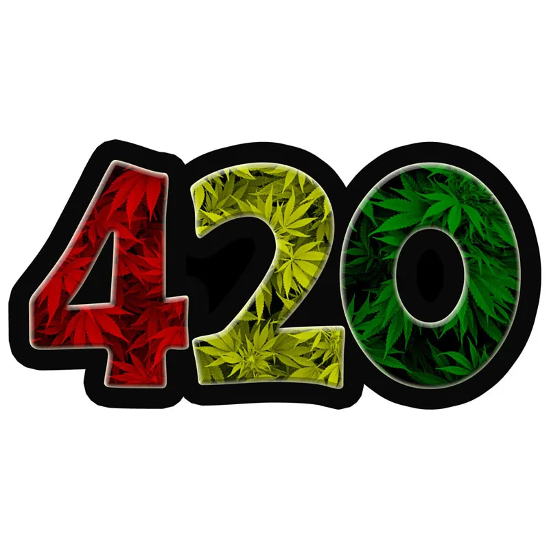 

Personality funny 420 cool waterproof bumper window car supplies diesel off road for all car stickers decals, 13cm * 7cm
