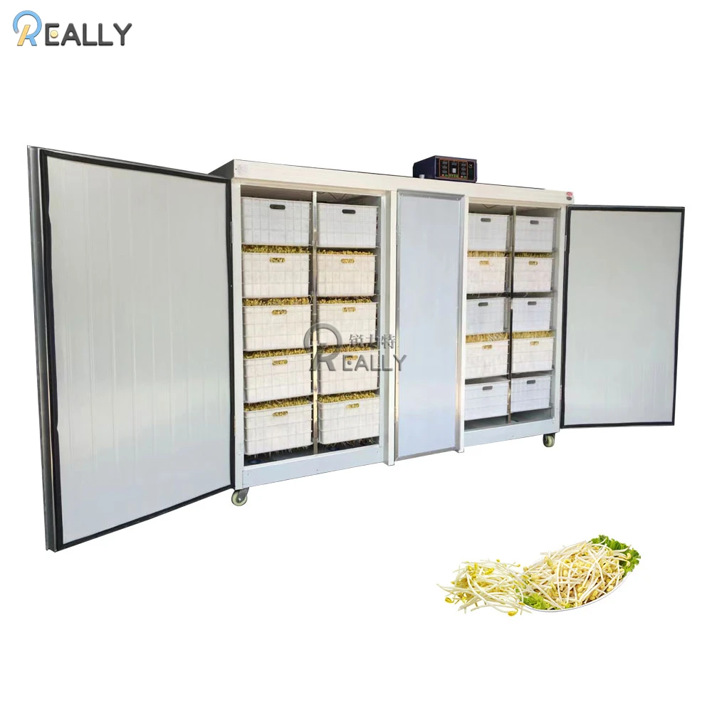 

Commercial Automatic Seed Sprouts Germination Electric Control Mung Bean Sprout Grass Growing Machine