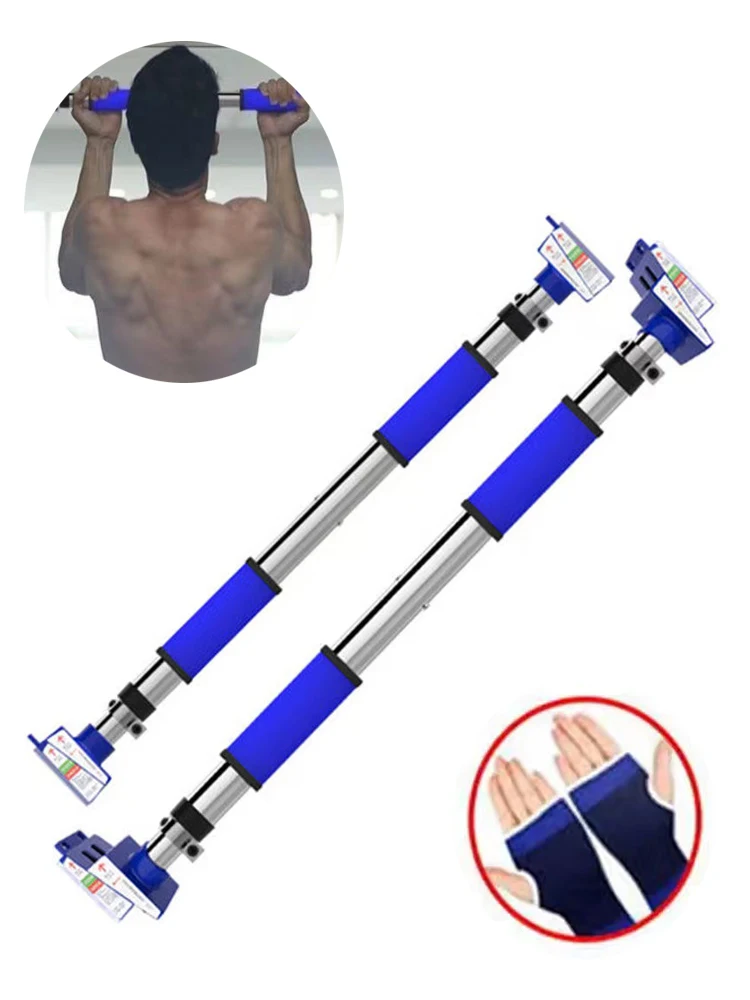 2023 Door Horizontal bar Steel Adjustable Training Bars For Home Sport Workout Pull Up Arm Training Sit Up Bar Fitness Equipment