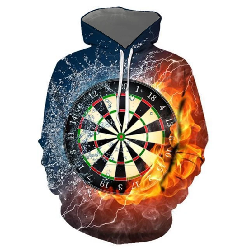 Dart board Fashion Style 3D Printed Hoodies Unisex Pullovers Hoodie Casual Sweatshirts