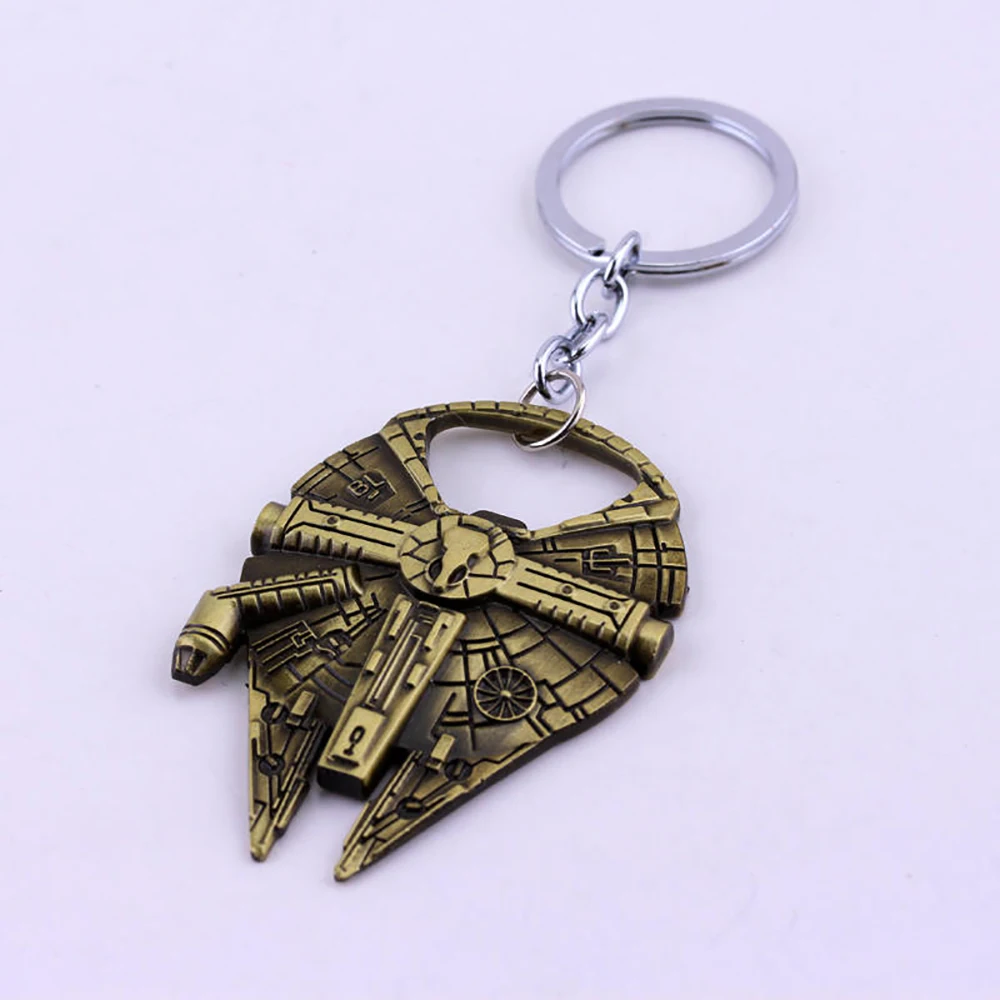 Disney Sci-fi Movie Star Wars Millennium Falcon ciondolo portachiavi moda astronave portachiavi accessori regali per fan amico