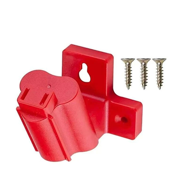 L1EE 4/8Pcs Tool Holder with Angled Designs Wall Mount Electric Battery Tool Rack for Easy Installation and Space Saving