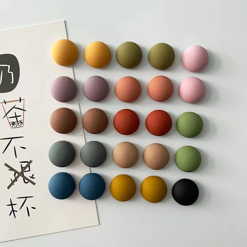 Frosted Magnet Round Paste Whiteboard Hole Plate Photo Paste Simple Refrigerator Magnets magnetic fridge magnets magnetic sticker magnetic fridge stickers magnetic photo holders
