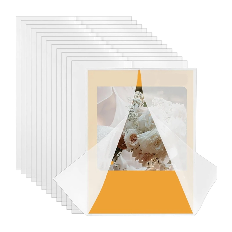 100Pack Vellum Jackets For 5X7 Invitations,Pre Folded Vellum Wraps, Wedding Birthday Invitation Paper, Wedding