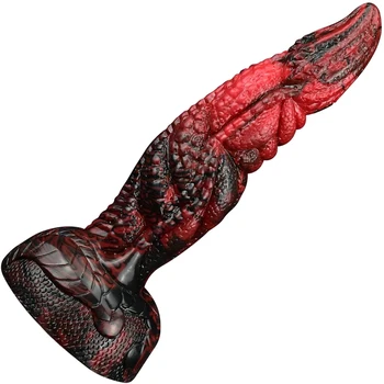 Liquid Silicone Realistic Strong Suction Prostate Dildos Anal Massager Large Butt Plug Animal Monster Dildo Sex Toys For Women 3