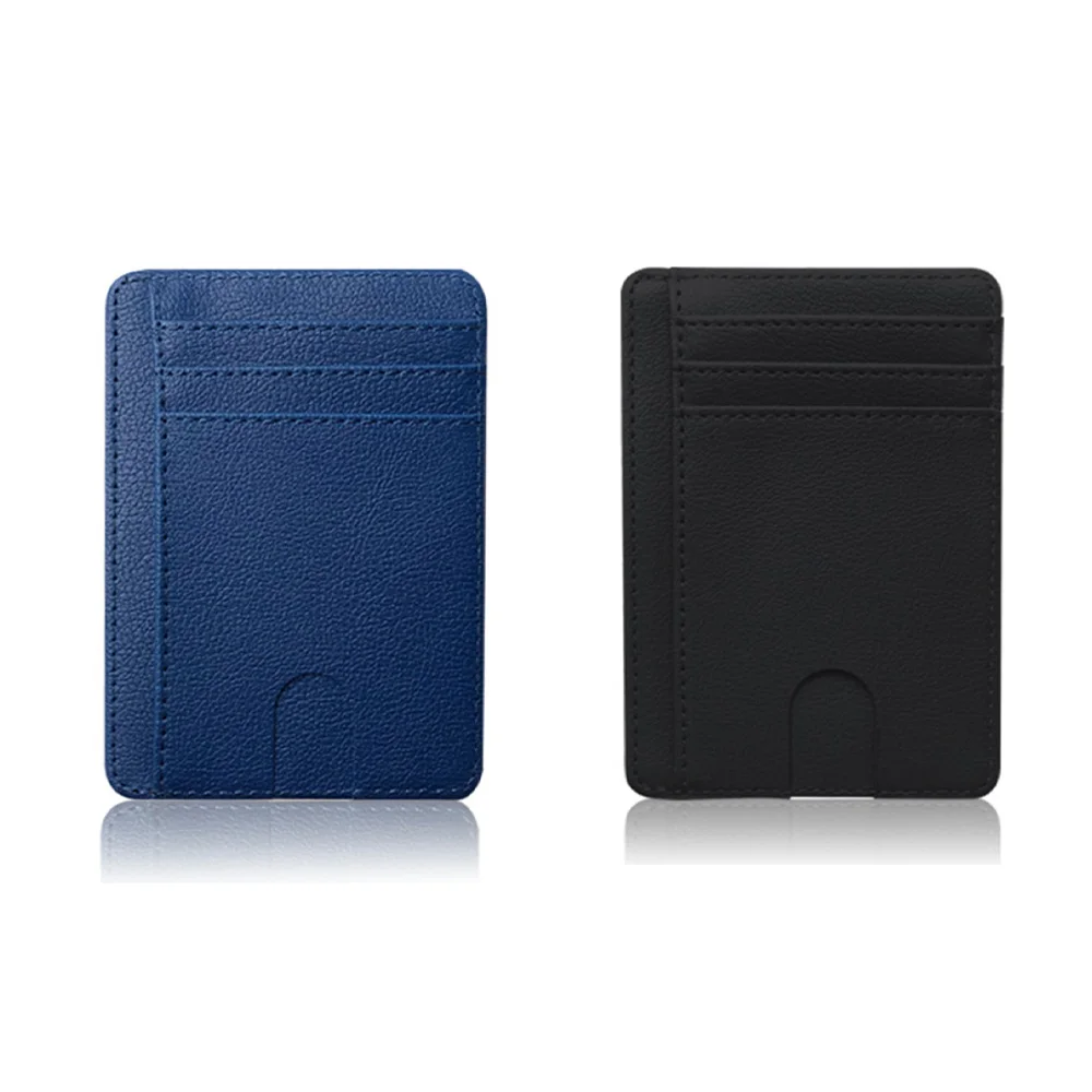 Slim RFID Blocking Leather Wallet Credit ID Card Holder For Men Women