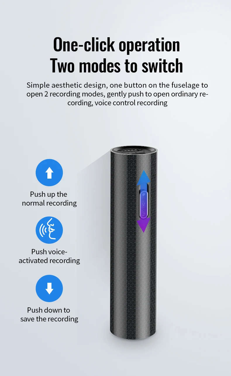 İnce kaydedicinin yan görünümü