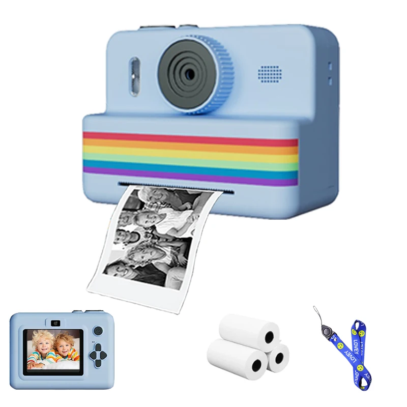 子供のHDカメラ用子供カメラインスタントプリントカメラサーマルフォト Amazon.co.jp: AURTEC子供用インスタントプリントカメラ キッズ