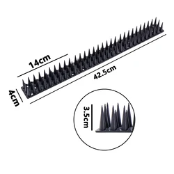 Eco - Friendly Bird Deterrent Plastic Spikes - Pack of 10 (10pcs)