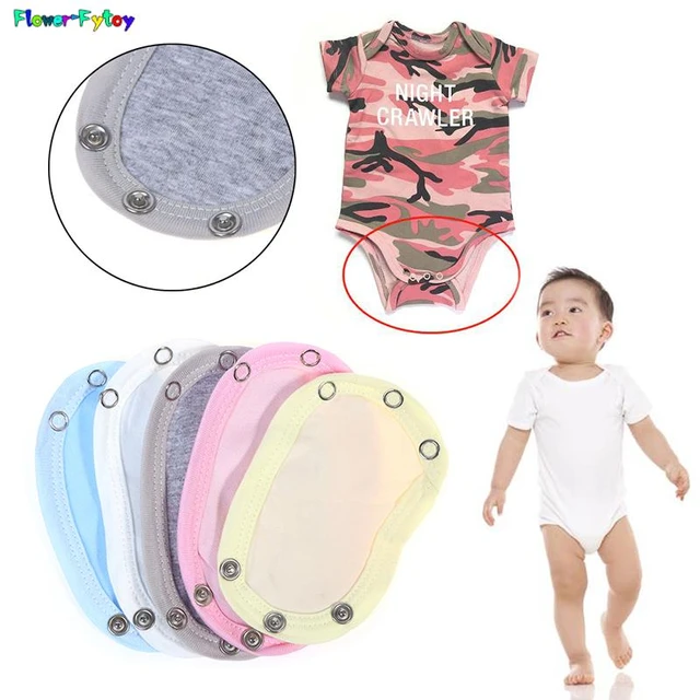 5PCS Baby Jumpsuit Diaper Infant Romper Length Extender Newborn Bodysuit  Snap Button Extended Diaper for Triangle Crotch - AliExpress