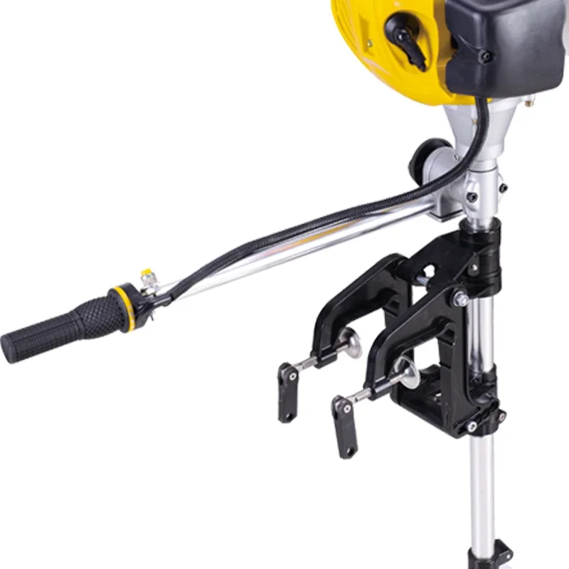 2.5 Horsepower Fishing Boat Engine 2 Stroke Inflatable Boat Outboard Motor Air-cooling Gasoline Fuel Short Shaft Engine Motor