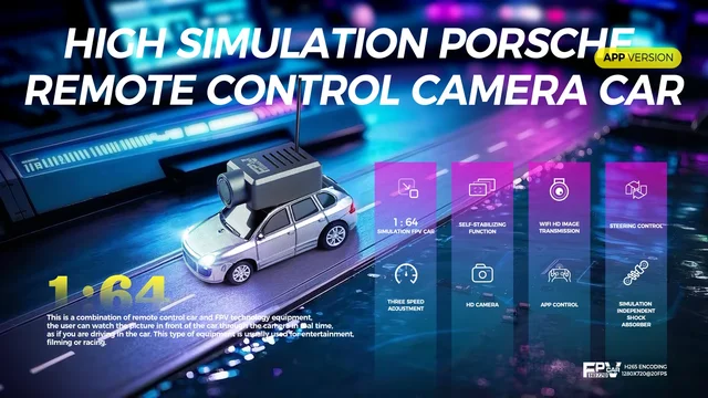 WLtoys 6401 Mini RC Cars 1:64 with 720P FPV Camera, Wifi APP Control, 2025 New RC Racing Car Toy, Kids Gifts for Boys Girls 3