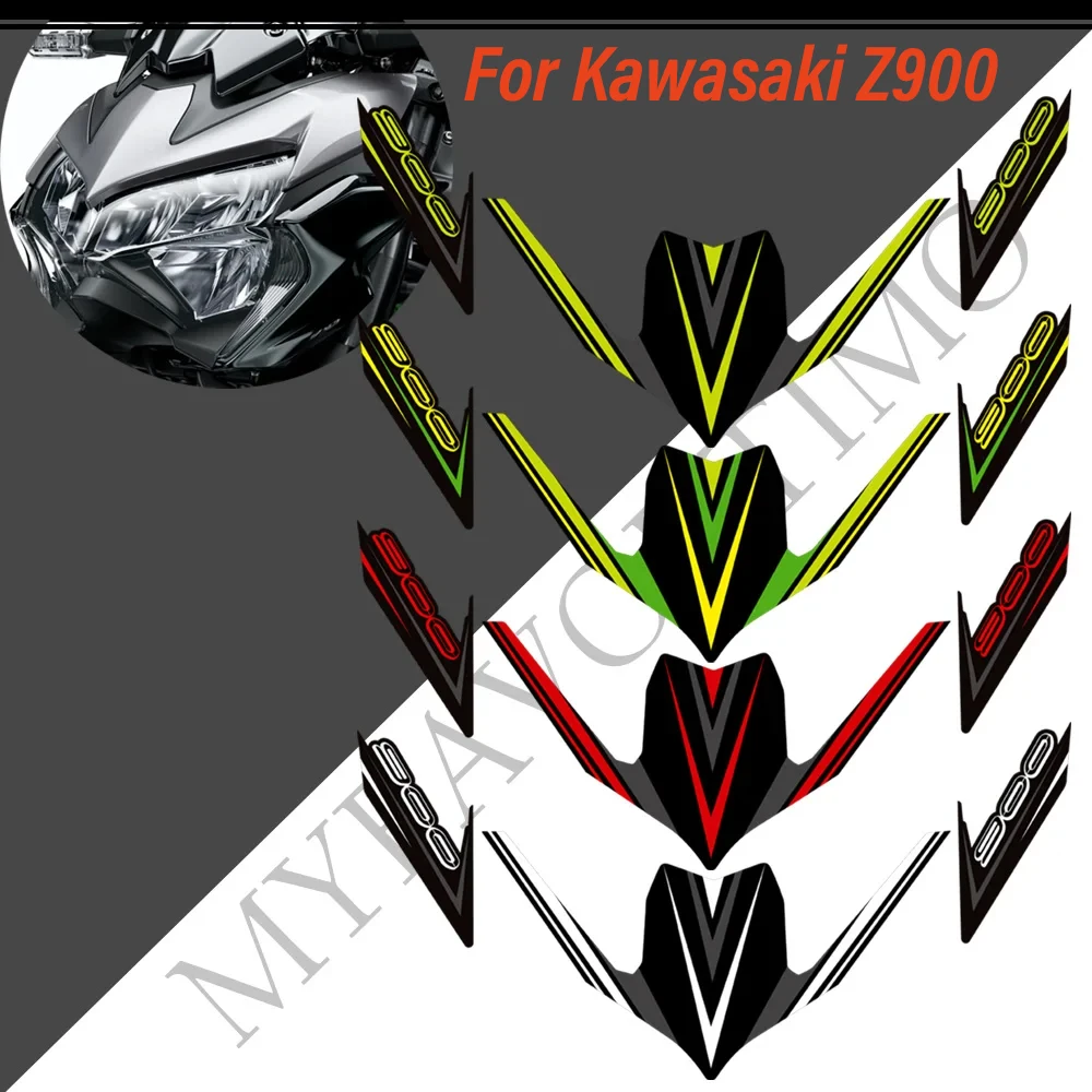 2015 2016 2017 2018 2019 2020 2021 Motorcycle Front Fairing Fender Stickers Decals For Kawasaki Z 900 Z900