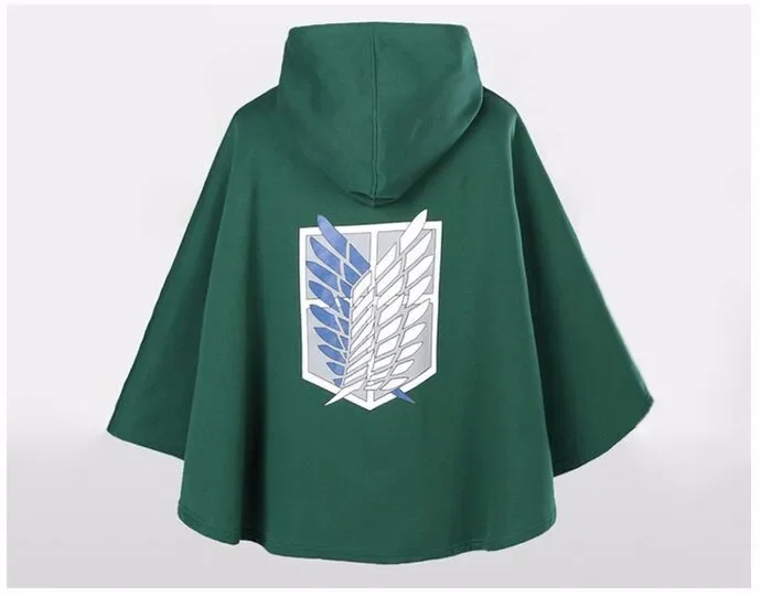 Attack on Titan Scouting Legion Cloak - Anime Cosplay Cape for Men  Women