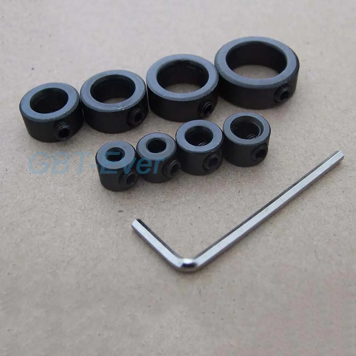 Bit Drill Limit Ring Woodworking Tool 3~16mm Drill Bit Depth Stop Collars Ring Positioner Drill Locator Hex Wrench M5 Rice Screw 8 pcs set bit limit ring twist drill locating ring 3 4 5 6 8 10 12 16mm bit depth stop collars ring for drilling drop shipping