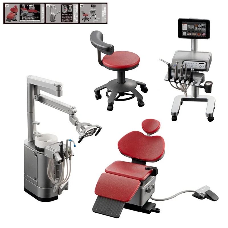 Japan Morita Dentistry 1/12 Dental Chair T-500 Mini Scene