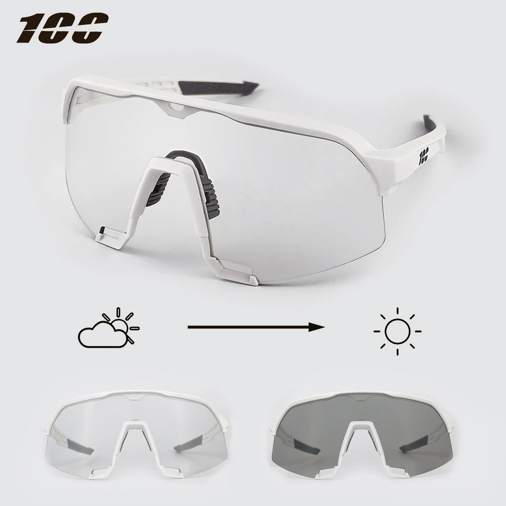 Photochrome Fahrradbrille UV400 TR90 Sportbrille MTB Mountainbike Angeln Wandern Reiten Eyewear für Damen Sport – Detail 4