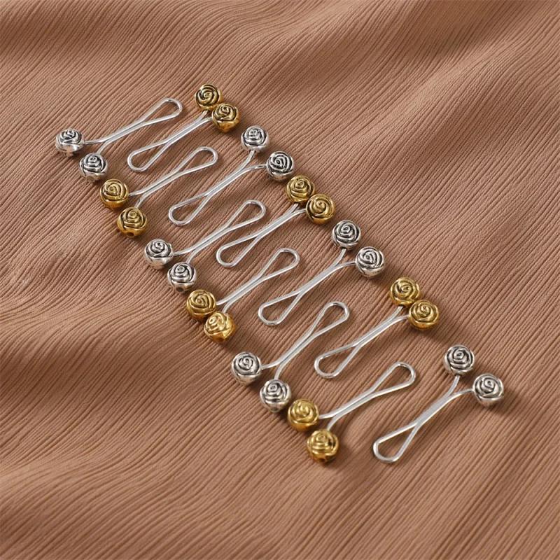 

Cross-Border High Quality Scarf Silk Scarf Clip Jewelry Rose U-Clip Scarf Buckle Wardrobe Malfunction Proof Pin One Piece Dropsh