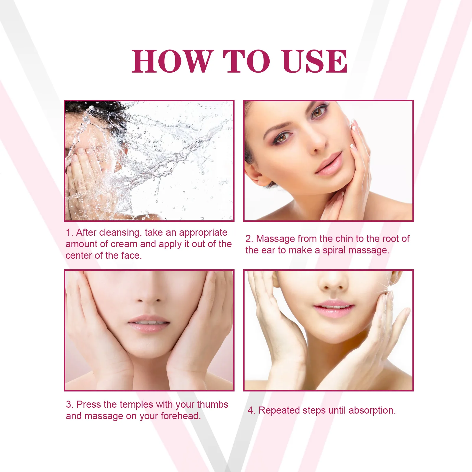 Slimming Face Cream Facial Lifting V Shape Firming Anti-aging Improve Double Chin Masseter Muscle Moisturizing Beauty_voghion.com