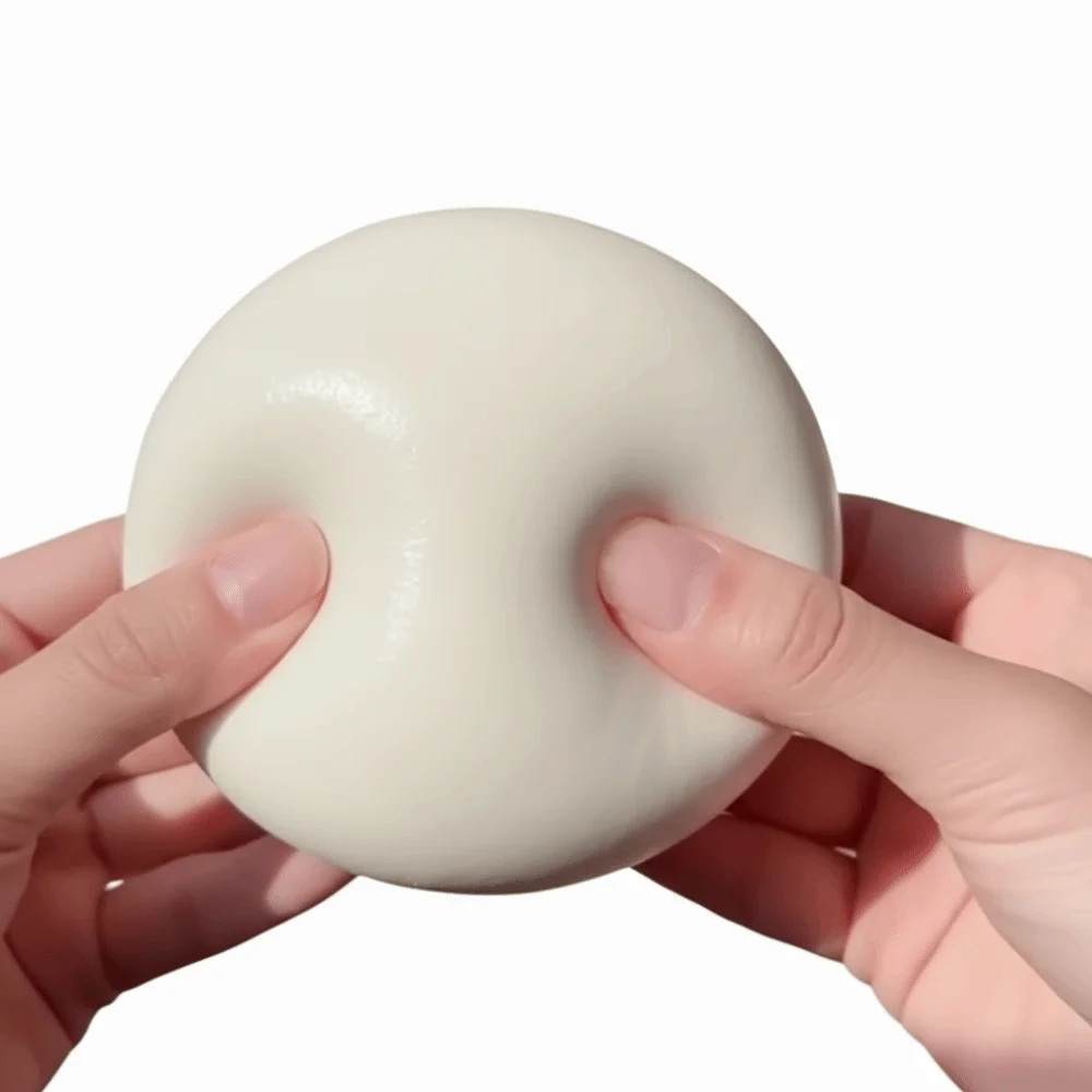 Soft Yogurt Cake Squishy Stress Slow Rebound Silicone Squeeze Simulation Stress Release Milk Cake Pinching For and Adults
