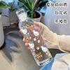 Hello Kitty Niche Cup High Value Cute Water Cup 500ML Transparent Animation Cartoon Printing Internet Celebrity Custom Wholesale 6