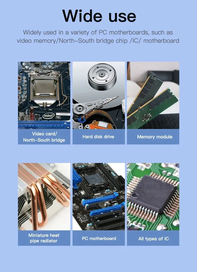 MaAnt 100 Stück wärmeisolierende Silikonplatte, hohe Temperaturbeständigkeit, Motherboard, CPU, IC, GPU, Reparatur, vorgeschnittene Matte – Detail 4