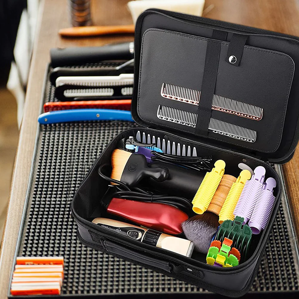 

Barber Kit Scissors Clipper Case Tool Organizer Salon Pouch Canvas Hair Bag Holder Stylist