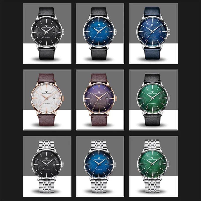 PAGANI Design men watch mechanical business wrist watch fashion simple mens watch automatic waterproof sport watches for men new