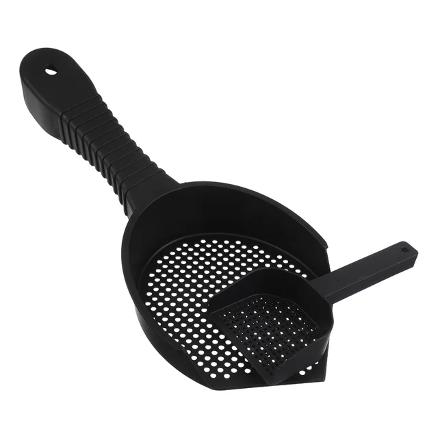 2Pcs Cat Litter Scoop Plastic Ergonomic Handle Fine Sifting Design for Litter Box Reptile Habitat Cleaning Efficient Pet Waste