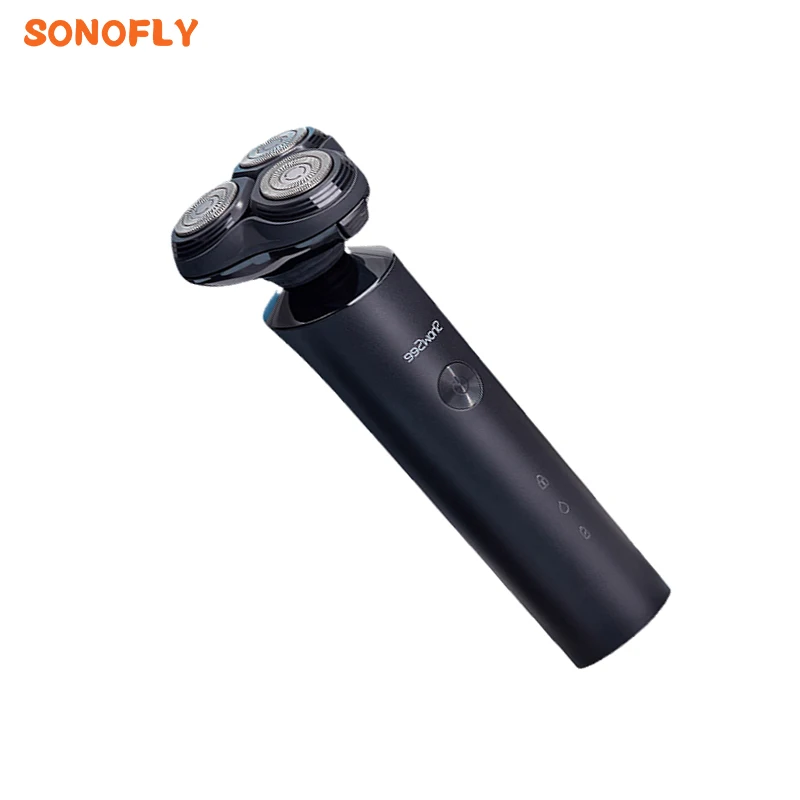 

SONOFLY ShowSee Rechargeable Men Electric Shaver Portable IPX7 Waterproof Razor 3D Triple Blade Floating Blade Machine F1-BK2