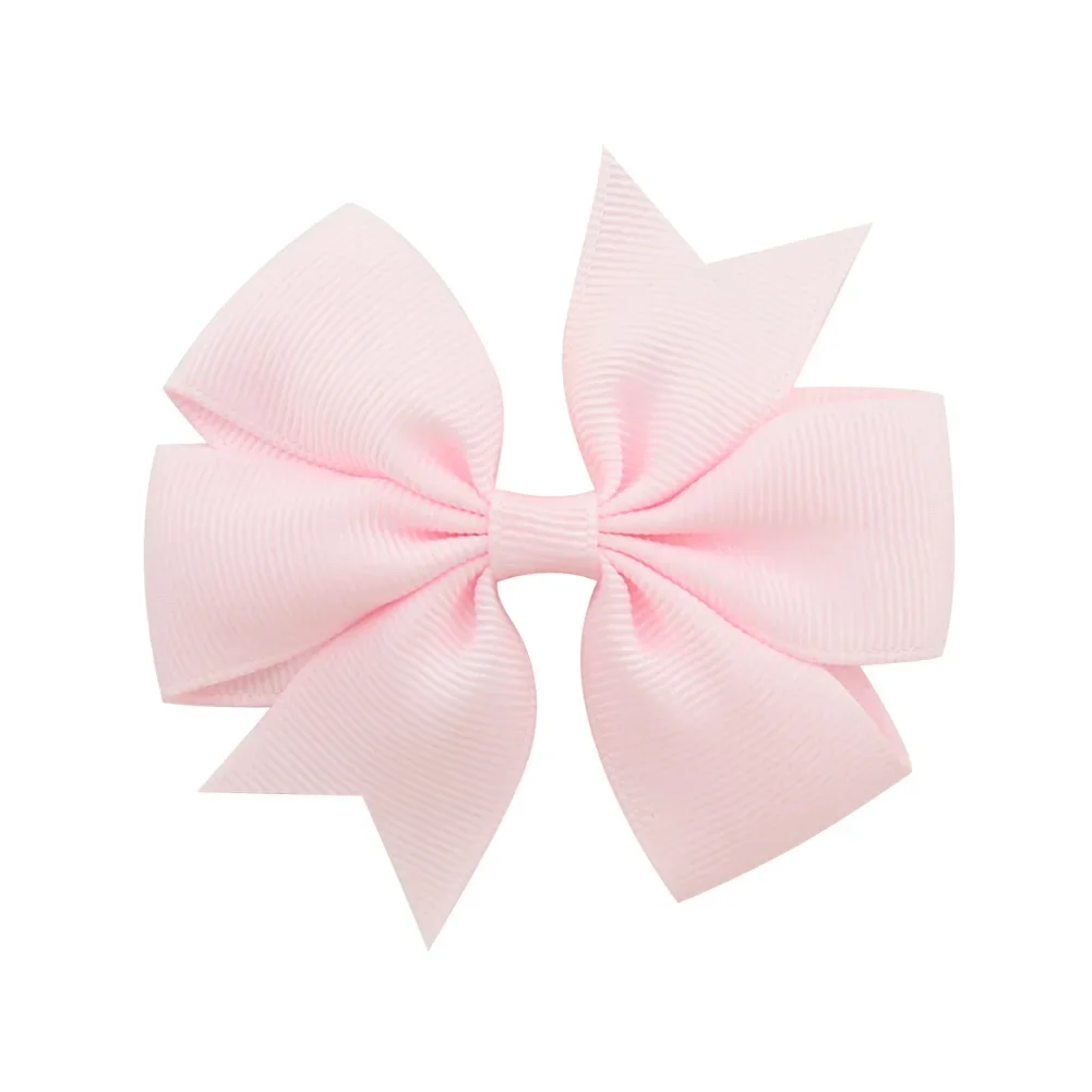 Vibrant Solid Grosgrain Ribbon Hair Bows for Girls - Boutique Hair Clips & Accessories