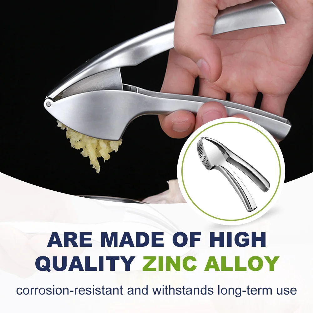 Detachable Metal Garlic Press 4