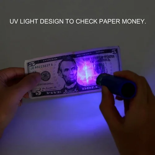 미니 9LED UV 손전등 자외선 토치, 줌 기능 포함, UV 블랙 라이트, 애완 동물 소변 얼룩 감지기, 토치 라이트, 3AAA UV 램프 4