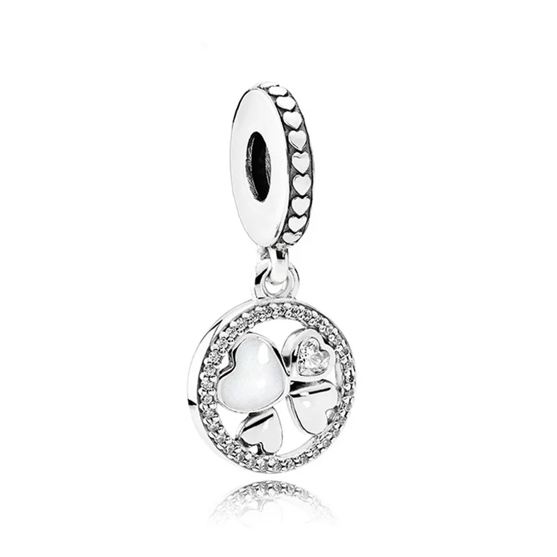 

Authentic 925 Sterling Silver Bead Love Heart Pendant Charm Fit Pandora Women Bracelet Bangle Gift DIY Jewelry