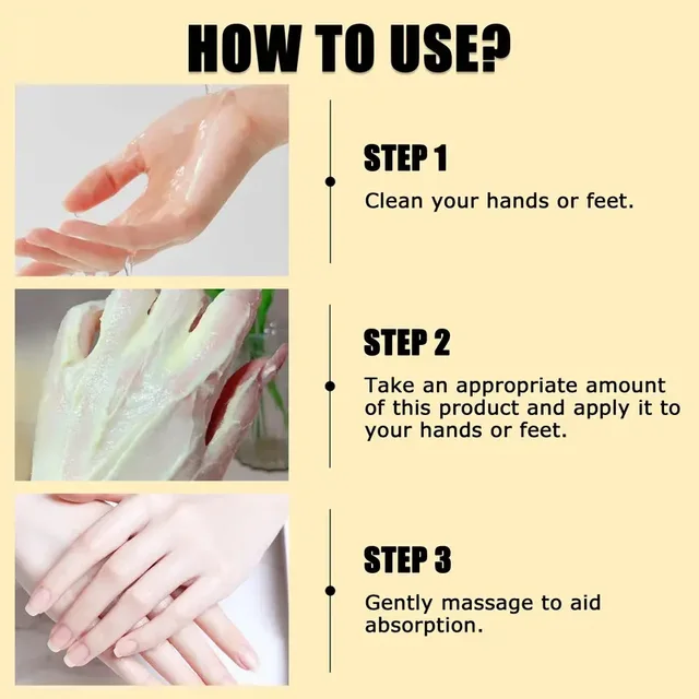 Turmeric Bee Venom Anti-Drying Crack Foot Cream Hand Cracked Repair Skin Removal Care Cream Dead Feet Hand Skin 50g 6