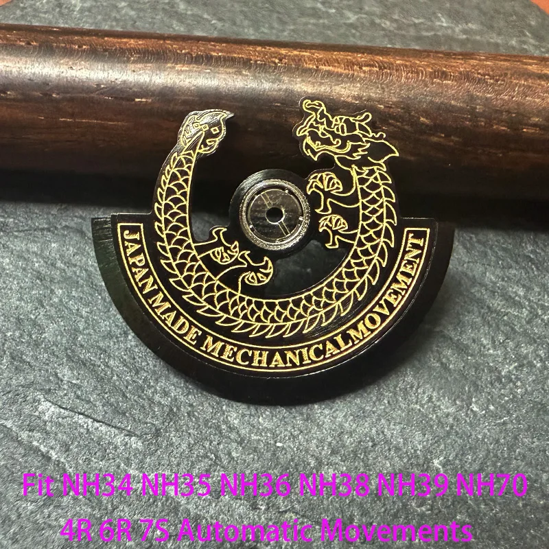 Customized Automatic Hammer Rose Gold Black Blue Silver Gold Watch Rotor Parts