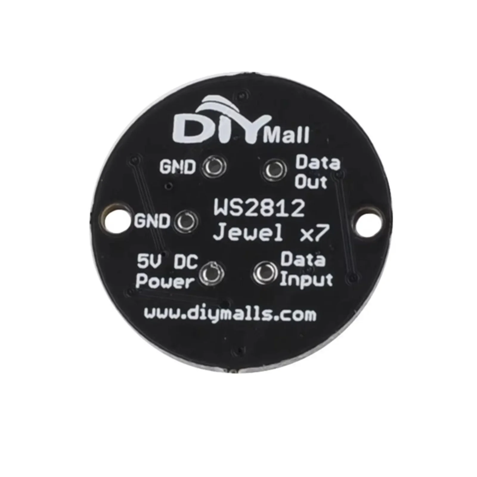 1/5/10PCS WS2812B 5050 RGB LED 링 램프(통합 드라이버 포함) Arduino/Raspberry Pi용 7비트 단일 와이어 제어