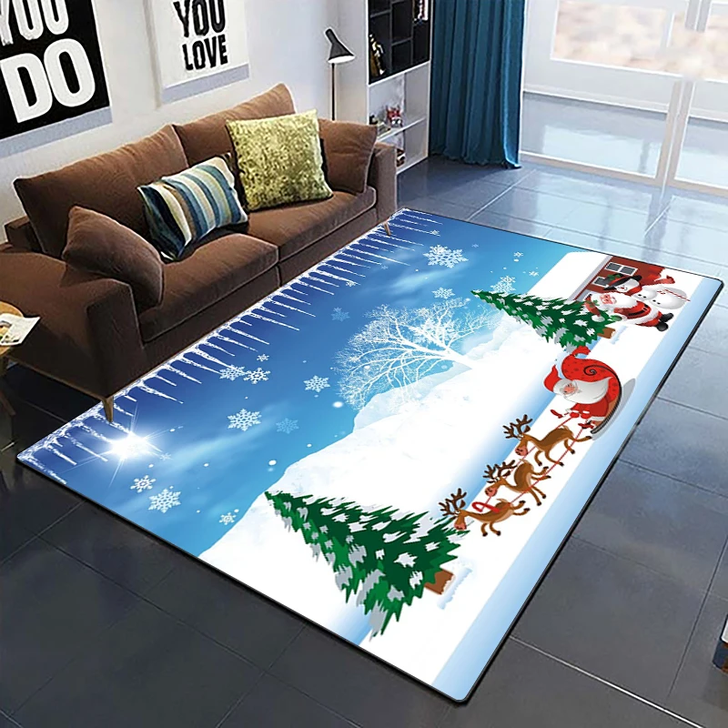 Large Christmas Carpet Dropshipping Alfombras Floor Mats Rug