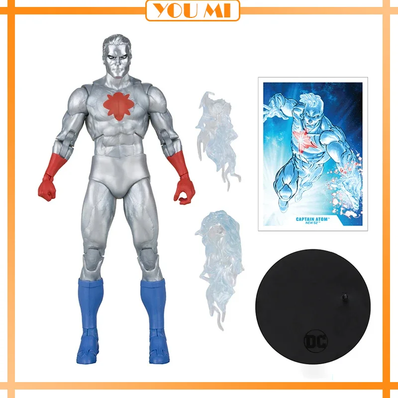 

Игрушки Mcfarlane Captain Atom Аниме фигурки Dc Multiverse первый взгляд капитан Atom экшн-Фигурки Коллекция рождественских подарков