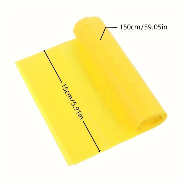 Premium Rubber Resistance Band for Yoga & Fitness - Long Stretch Training Bands for Physical, Home Strength Exercis 4