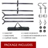Double Hammock with Stand Two Person Hammock Adjustable with Space Saving Steel Hammock Stand Includes Portable Carrying Case 3