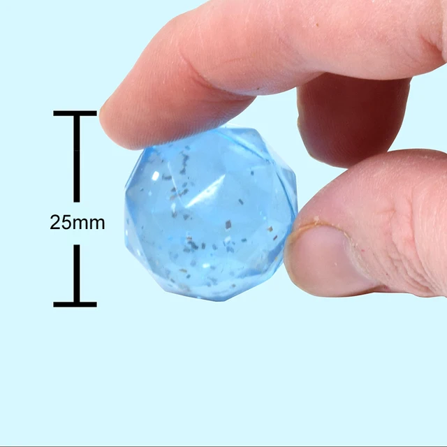 10PCS Bouncing Balls 25mm Rubber Children Toys Elastic Ball Mixed Style Indoor and Outdoor Toy Float Ball Birthday Gift TMZ 6