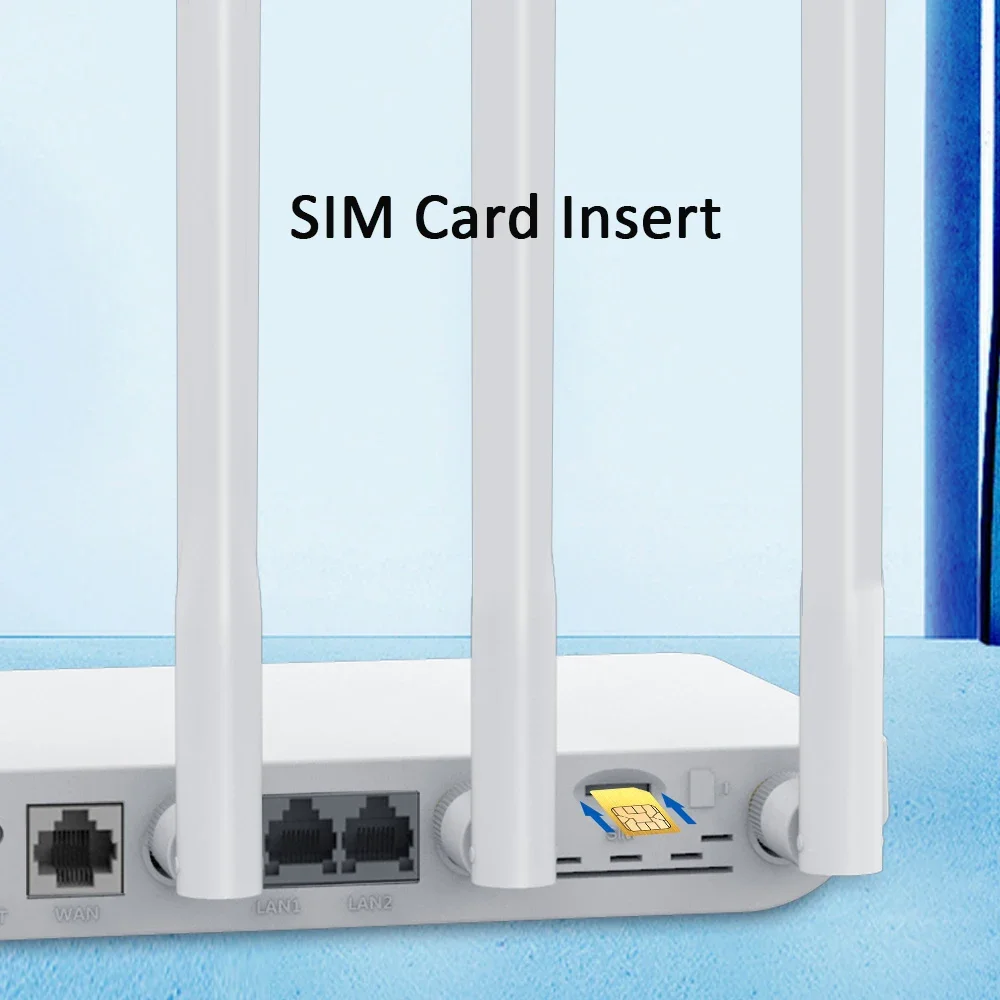 Acesso à Internet Modem Wi-fi sem Fio Roteador 4g Lte Cartão Sim Modem Ec200aeuha 1200mbps 300mbps 2.4ghz 5ghz 5dbi - Imagem 3