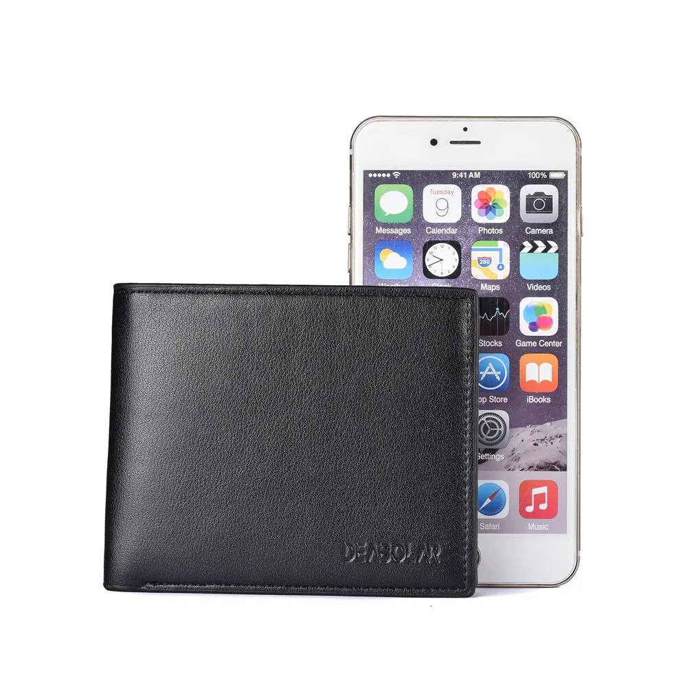 Men's Wallet Business Casual Credit Card Holder Zipper Short Coin Wallet 4