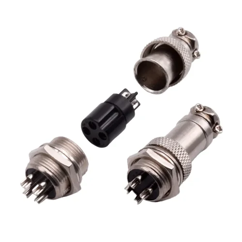 GX12 GX16 GX20 2 3 4 5 6 7 8 9 10 12-pin Male/Female Circular Aviation Plug Socket Cable Connector